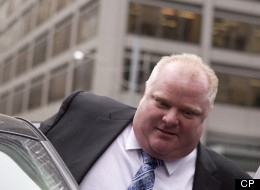 Toronto Mayor Rob Ford leaves his lawyers office in Toronto on Friday, January 25, 2013, after learning that he has successfully appealed a decision to remove him from office following a conflict of interest hearing. THE CANADIAN PRESS/Chris Young