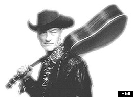 Stompin' Tom Connors In Younger Days On Self-Titled Album Cover