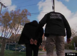 Agents with the Canadian Border Services Agency are featured in a new reality TV show called 'Border Security: Canada's Front Line.'(Vimeo)