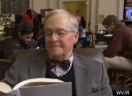 Jerry Meadows Reid, 68, decided to go to the University of Virginia in 2009 while he was on a business trip. Since then he's become a fixture on campus even joining a fraternity. (Image via WVIR)