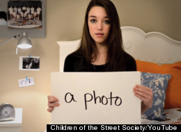 This PSA is eerily similar to the last video posted by Amanda Todd. (Children of the Street Society/YouTube)
