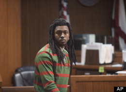 Former Auburn football player Mike McNeil, who is charged with armed robbery, appears for a hearing in his case Thursday, April 4, 2013, in Opelika, Ala. (AP Photo/Opelika-Auburn News, Albert Cesare, Pool)