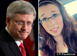 Harper addressed Rehtaeh Parsons' bullying, saying that criminal activity needs to be addressed as such. (CP/Facebook)