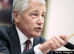Defense Secretary Chuck Hagel has canceled the Distinguished Warfare Medal. (Photo by T.J. Kirkpatrick/Getty Images)