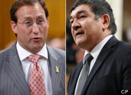 Former federal minister Peter Penashue will be right back in the Conservative cabinet if he wins next week's byelection in Labrador, Defence Minister Peter MacKay says. (CP)
