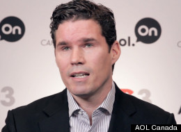 Renny Monaghan speaking at the AOL Canada Conversation Studio at Dx3 Canada