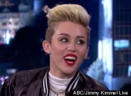 Miley Cyrus stops by