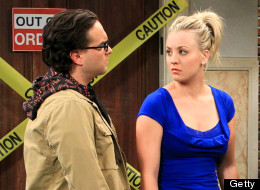 LOS ANGELES - JANUARY 15: 'The Spoiler Alert Segmentation' -- When Sheldon (Jim Parsons, right) and Leonard (Johnny Galecki, left) fight, it affects Penny (Kaley Cuoco, left center) and Amy's (Mayim Bialik, right center) living arrangements, on THE BIG BANG THEORY, Thursday, Feb. 7 (8:00 ' 8:31 PM, ET/PT) on the CBS Television Network. (Photo by Sonja Flemming/CBS via Getty Images)