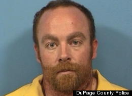 Kurtis Worley, 33, reportedly gave police a full taped confession in which he admitted to killing his wife after she refused to have sex with him. (DuPage Police)