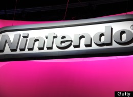 The Nintendo logo is seen on the final day of the E3 Electronic Entertainment Expo, in Los Angeles, California June 13, 2013. AFP PHOTO / ROBYN BECK (Photo credit should read ROBYN BECK/AFP/Getty Images)