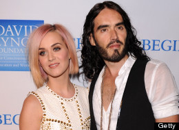 Russell Brand reportedly joked about his sex life with Katy Perry at a recent show in London. Here, the two appear in 2011 in Los Angeles. (JB Lacroix/WireImage)