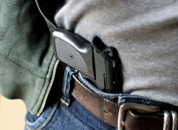 The gun is thought to have gone off as Geronimo Narciso tucked it into his waistband (file picture)