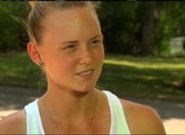 Sarah Harper, girlfriend of slain baseball player Christopher Lane.