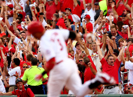ST LOUIS, MO - OCTOBER 03: Carlos Beltran #3 of the St. Louis Cardinals rounds first base after he hits a three-run home run in the third inning against the Pittsburgh Pirates during Game One of the National League Division Series at Busch Stadium on October 3, 2013 in St Louis, Missouri. (Photo by Elsa/Getty Images)
