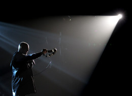 Peter Gabriel performs at Ziggo Dome on September 30, 2013 in Amsterdam, Netherlands. (Photo by Mark Venema/WireImage)