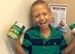 Trevor Sims, a Baton Rouge, La., boy passed away from cancer, but before he died -- he fulfilled his wish of helping to feed poor people.