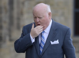 Senator Mike Duffy testified before the Senate on Oct. 28.