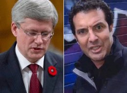 Rick Mercer has a suggestion for Prime Minister Stephen Harper: either answer fair questions about the Senate scandal or hit the road. (YouTube/CP)