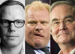 John Cook, Rob Ford and John Cruickshank. (Twitter/CP)