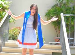 Brett Lalli, shown here on the day she graduated college in May 2013, is one of millions of jobless youth around the world who are struggling to find work. (Photo from Brett Lalli)