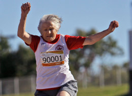 Vancouver resident Olga Kotelko is 94 years old and set to compete in at least one track meet every month this year.