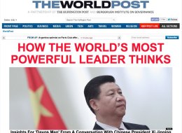 La première Une du World Post.