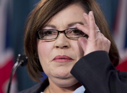 National Chief Betty Ann Lavallée of the Congress of Aboriginal Peoples adjusts her glasses during a news conference about the impact of a federal court decision on Métis and Non-Status Indians Tuesday, January 8, 2013 in Ottawa. THE CANADIAN PRESS/Adrian Wyld