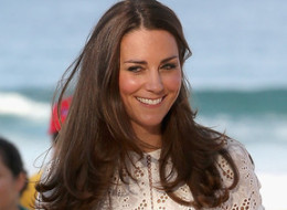 Catherine, Duchess of Cambridge walks on the sand at a lifesaving event on Manley Beach on April 18 in Sydney, Australia. The Duke and Duchess of Cambridge are on a three-week tour of Australia and New Zealand, the first official trip overseas with their son, Prince George of Cambridge.