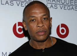 FILE - This May 15, 2013 file photo shows hip-hop mogul Dr. Dre as he announces a $70 million dollar donation to create the new