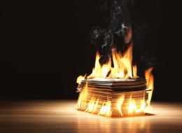 A Chilean artist hatched a plan to burn $500 million worth of student loan documents in order to