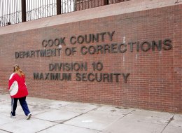 A 2006 file photo showing the entrance of a maximum security detention area of the Cook County jail.