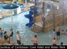 Take the kids to the indoor water park at Caribbean Cove Hotel in Indianapolis.