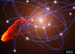 Black Hole Eats Its Prey