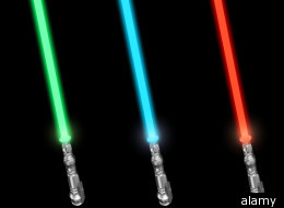Police say that David Canterbury attacked Toys 'R' Us customers with a toy light saber.