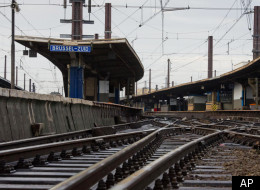 mpty rails and platforms are seen at Brussels South railway station in Brussels, Thursday Dec. 22, 2012. Strikes to protest austerity measures paralyzed ground traffic in Belgium and hit Christmas travelers in several nations across Europe, promising days of headaches through the holidays. (AP Photo/Geert Vanden Wijngaert)