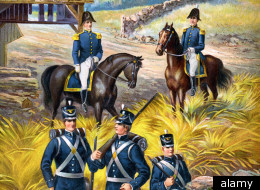 War of 1812-era U.S. soldiers.
