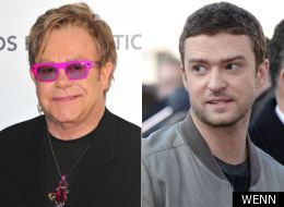 Elton John and Justin Timberlake