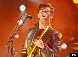 Alex Turner of the Arctic Monkeys came off stage before the appointed hour, and missed the celebration
