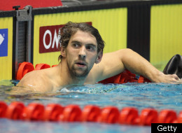 BERLIN, GERMANY - OCTOBER 23: Michael Phelps of USA looks on after winning the men's 200 m individual medley A final during day two of the Swimming World Cup 2011 at the Eurosportpark on October 23, 2011 in Berlin, Germany. (Photo by Boris Streubel/Bongarts/Getty Images)