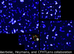 cosmic web of dark matter is spun across the universe