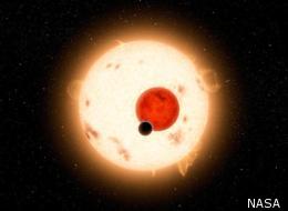 An artist's depiction of the 'Tatooine' planet Kepler-16b
