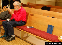 During a vigil at the New York Avenue Presbyterian Church, D.C. homeless people who have passed away were honored and remembered.