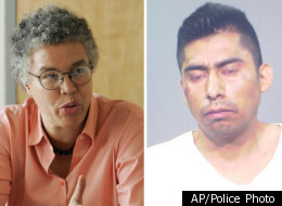 Left, Toni Preckwinkle has championed Cook County's right to handle cases involving immigrants flagged for detention by ICE. Right, Saul Chavez, who has missed two court dates and is believed to have fled the country since posting bond in November.