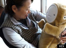 Robot Comforts Elderly Sufferers Of Depression