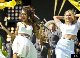 The Sugababes perform at T4 On The Beach 2011