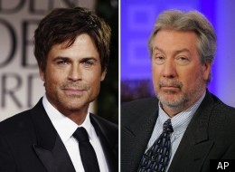 Rob Lowe (left) premiered Saturday in his latest role -- murder suspect Drew Peterson in