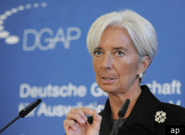 Christine Lagarde, head of the International Monetary Fund, called for more money to be made available for bailouts in the eurozone