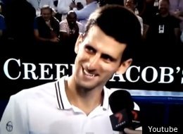 Novak Djokovic had to respond to a pretty bizarre question following his Australian Open victory.