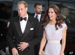 Prince William and Kate, the Duke and Duchess of Cambridge, arrive for the BAFTA Brits to Watch dinner Saturday, July 9, 2011, at the Belasco Theatre in Los Angeles. (AP Photo/Bret Hartman)