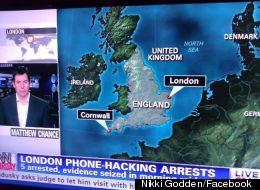 CNN International screenshot - showing London where Norwich should be